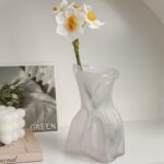Vase moderne décoratif à fleurs en verre Transparent_7