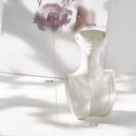 Vase nordique en céramique à fleurs séchées pour maison_9