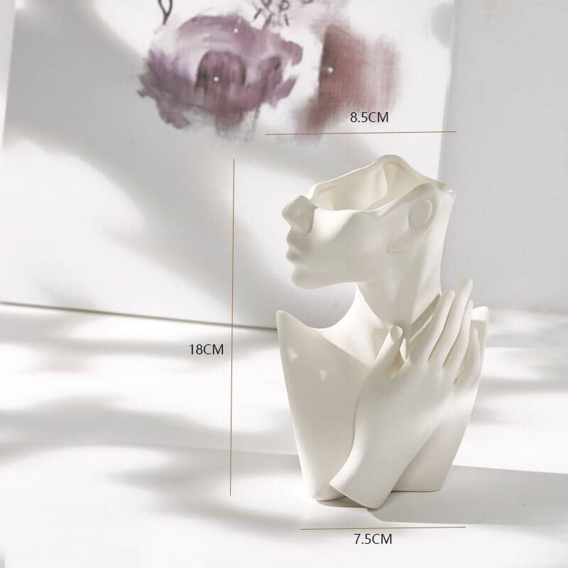 Vase nordique en céramique à fleurs séchées pour maison Chine__