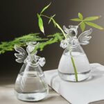 Vase pour décoration de maison en verre transparente_5