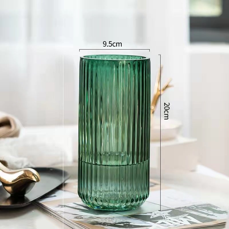 Vase pour décoration de table en verre Transparent motif arbre S