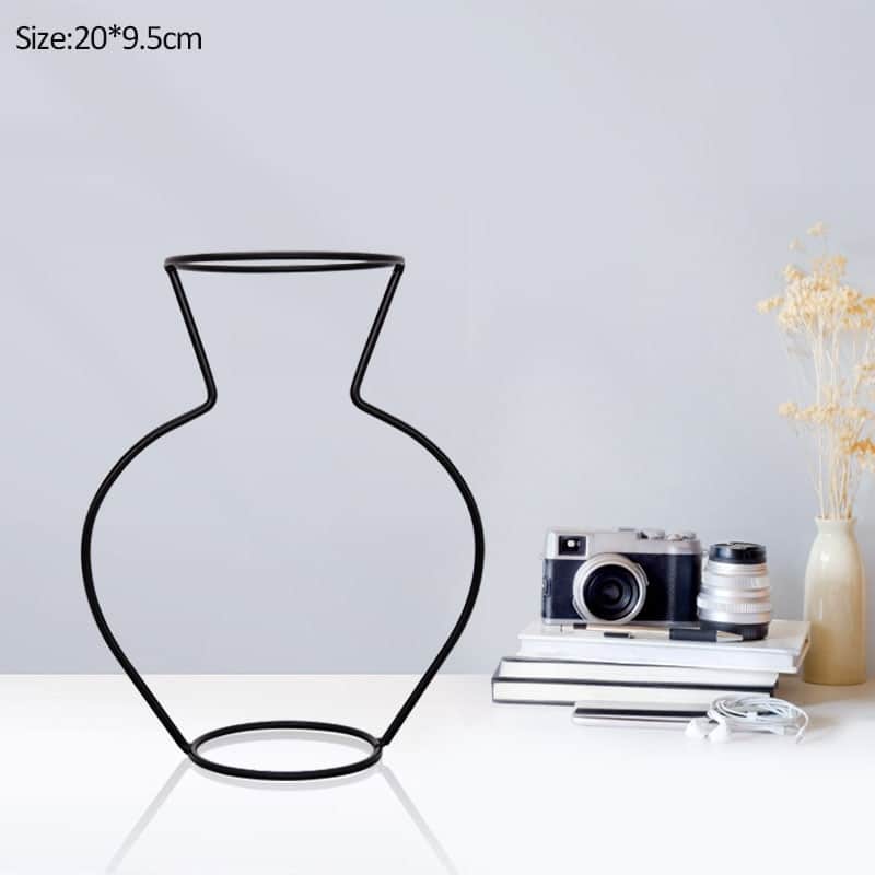 Vase simple de décoration en fer rétro M