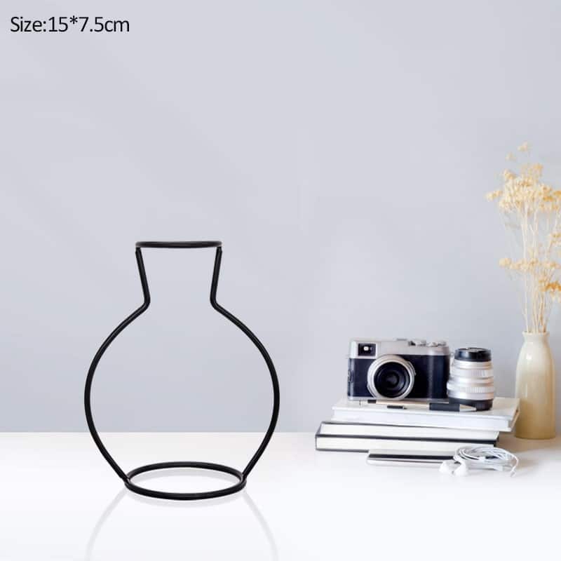 Vase simple de décoration en fer rétro S