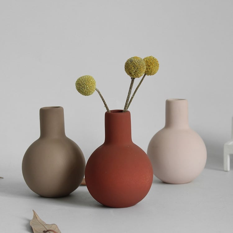 Vase simple et stylée à design européen en Céramique_1