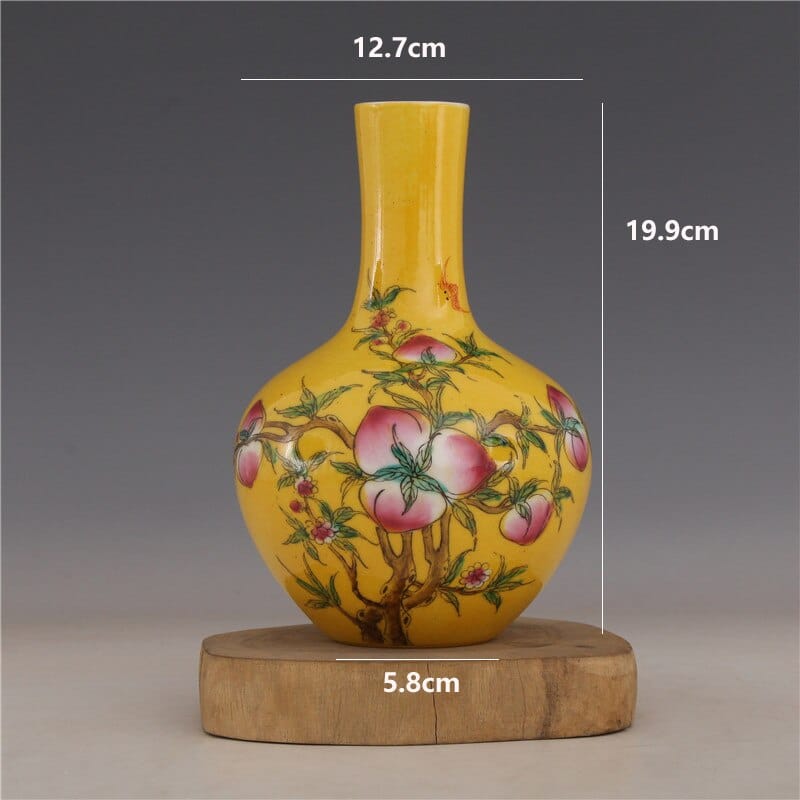 Vase traditionnelle chinois motif fait à la main_2