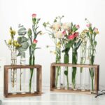 Vases à plantes hydroponiques en bois pour décoration maison_14