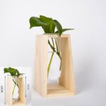Vases à plantes hydroponiques en bois pour décoration maison_37