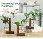 Vases à plantes hydroponiques en bois pour décoration maison_46