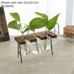 Vases à plantes hydroponiques en bois pour décoration maison_53