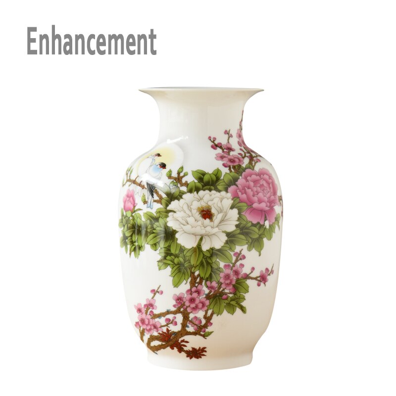 Vases chinois fabriqués à la main en Chine avec une surface fine Rose