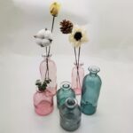 Vases en verre multicolore Classique avec bouchon liège_9